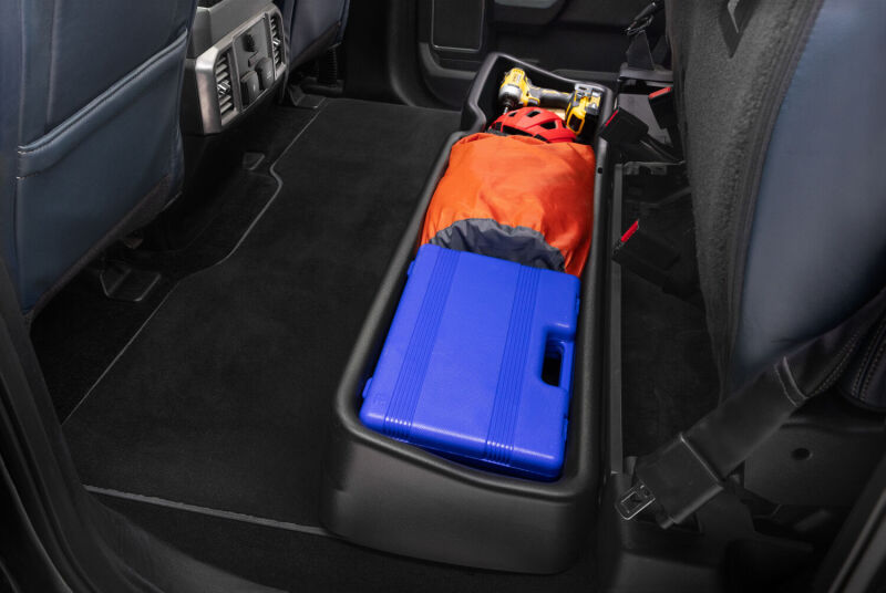 Ford F-150 Tool Storage Box - Under Seat - Husky Liners - Husky GearBox - Black - `15-`22